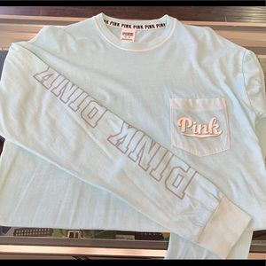 Light blue PINK long sleeve 💕